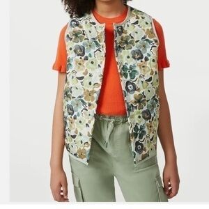 Free Assembly Girls Print Packable Vest, with pockets Size:s (6/6x)